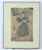 Utagawa Kunisada, Samurai, Woodblock print, signed, and