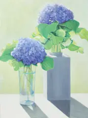 Jean Doran, Summer Blues, Oil on canvas