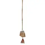 Paolo Solerni Bronze Windbell, Arizona, late 20/early 21st century, cast maker's mark, lg. 50 in.