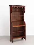 Gothic Revival, Bookcase, circa 1880, Mahogany