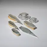 Bardies-Faure & Cie, Art Deco dressing table set, circa 1925