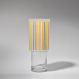Barbara Forni, for Sottsass Associati, Glass with silk-screened design