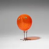 Peter Pelzel, for Vistosi, circa 1962, Hand-blown and formed glass with applied murrine, copper