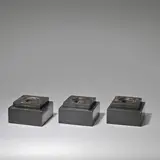 Sir Ambrose Heal, Set of three candleholders, model no.1070, circa 1930
