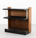 Jan den Drijver, for Woninginrichting De Stijl, circa 1928-1933, Oak, black painted wood and composition, glass