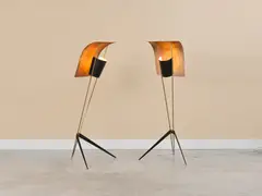 Pierre Guariche, Paire de lampadaires mod. "G30" dit "Cerf-Volant"