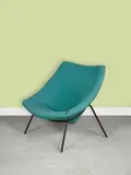 Pierre Paulin, Rare fauteuil mod. "CM137" dit "Oyster"