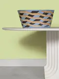 Bodil Manz, Grande vasque, An important signed bowl in enameled porcelain by Bodil Manz designed in 1985