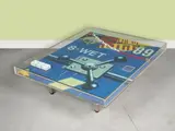 Peter Klasen, Table basse, A signed, dated and numbered coffee table in screen printing on Dibond, acrylic glass and glass by Peter Klasen in 2013