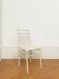 Maarten Baas, Chaise mod. "Basel '07 Chair White", de la série "Clay", An artist proof 'Basel '07 Chair White' chair, from the 'Clay' series by Maarten Baas, industrial clay and lacquered metal in 2007