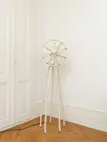 Maarten Baas, Ventilateur sur pied de la série "Clay", taille moyenne, A floor Fan, medium size, from the 'Clay' series, in industrial clay and lacquered metal by Maarten Baas in 2019