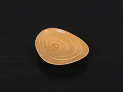Tapio Wirkkala, Grande coupe "Feuille", A large monogrammed 'Leaf' dish in walnut, maple and beech by Tapio Wirkkala designed circa 1950