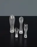 Tapio Wirkkala, Ensemble de quatre vases, A set of four engraved vases in engraved glass by Tapio Wikkala designed circa 1950 and edited by Iittala