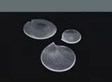 Tapio Wirkkala, Ensemble de trois bols mod. "3280" dit "Kantarelli", A set of three engraved 'Kantarelli' bowls in line cut mold-blown glass by Tapio Wirkkala designed in 1946 and edited by Iittala