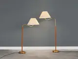 Josef Frank, Paire de lampadaires mod. "2368/2148" dit "Stora Kamelen"