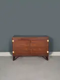 Svend Langkilde, Cabinet, A cabinet in Brazilian rosewood and brass by Svend Langkilde circa 1960 and edited by Langkilde Møbler