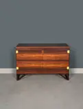 Svend Langkilde, Cabinet, A cabinet in Brazilian rosewood and brass by Svend Langkilde and edited by Langkilde Møbler circa 1960