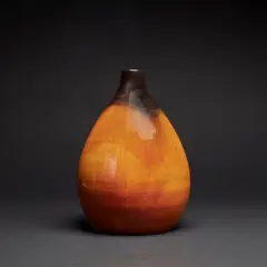 Jean Besnard, Vase ovoïde à court col, A signed ovoid vase in enamelled ceramic  by Jean Besnard, 1925
