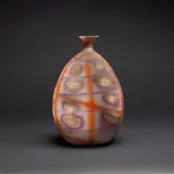 Jean Besnard, Important vase ovoïde à fin col