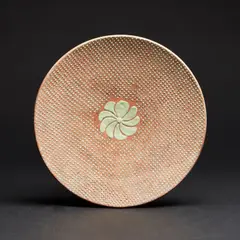 Plat by Jean Besnard, A monogrammed plate in unglazed ceramic by Jean Besnard designed circa 1935/1936, sold May 2023