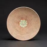 Jean Besnard, Plat, A monogrammed plate in unglazed ceramic by Jean Besnard designed circa 1935/1936
