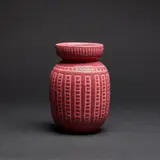 Jean Besnard, Vase ovoïde, A signed ovoïde vase in unglazed ceramic by Jean Besnard designed circa 1936