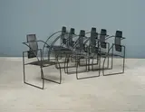 Mario Botta, Suite de huit chaises "Quinta 605"