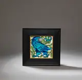 William De Morgan, 'Eagle and snake and foliage' tile