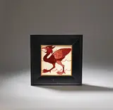 William De Morgan, 'Fantastic bird' tile