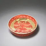 William De Morgan, 'Owl on back of mouse' bowl