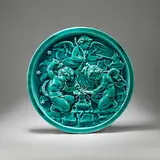 Clement Massier, Majolica wall charger, early 20th Century