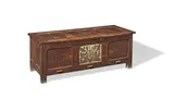 Malcolm Powell and Alfred Powell, Coffer made for their brother Edgar Powell, dated 1903