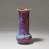 Ruskin Pottery, Vase, model no. 302, 1923, Stoneware, high-fired flambé glaze