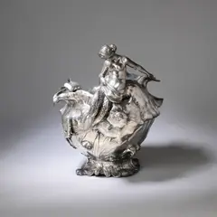Albert Mayer For Wmf, Art Nouveau Flower vase/Wine Cooler, circa 1898