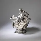 Albert Mayer For Wmf, Art Nouveau Flower vase/Wine Cooler, circa 1898