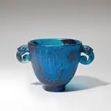 François Décorchemont, 'Bol deux anses caméléons' vase, 1924-1925