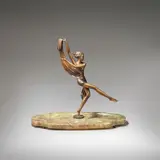 Josef Lorenzl, 'Scarf dancer' figural sculpture