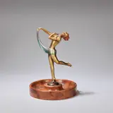 Josef Lorenzl, 'Scarf dancer' figural sculpture