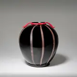 Fratelli Toso, 'Rosso e Nero' vase