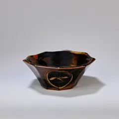 Kanjiro Kawai, Bowl, circa 1935, Stoneware, layered iron over tenmoku glazes