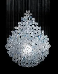 Stuart Haygarth, 'Drop' chandelier, 2011, Brass plaque impressed STUART HAYGARTH/2011/2 / 3