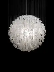 Stuart Haygarth, 'Tide' chandelier, 2013, Brass plaque impressed STUART HAYGARTH/3 / 5 2013