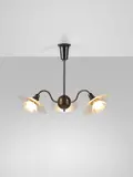 Untitled by Poul Henningsen, Patinated brass, glass shades, Bakelite, offered Oct 2023