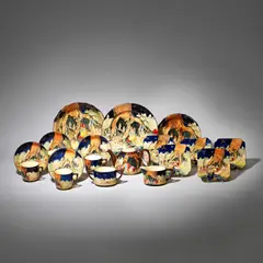 Charles Noke, for Royal Doulton, 1927-1950, Glazed polychrome earthenware
