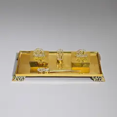 Five-piece desk set by Karl Hagenauer, circa 1925, sold Jun 2023