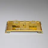Five-piece desk set by Karl Hagenauer, circa 1925, sold Jun 2023