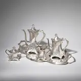 Wmf, Coffee and tea set with tray, model no.358
