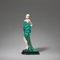 Stefan Dakon, for Goldscheider, circa 1930, Glazed earthenware