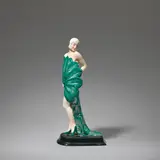 Stefan Dakon, for Goldscheider, circa 1930, Glazed earthenware