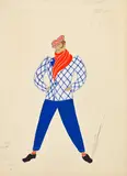 Erté, 'L'Apache' and 'Le Soldat'
